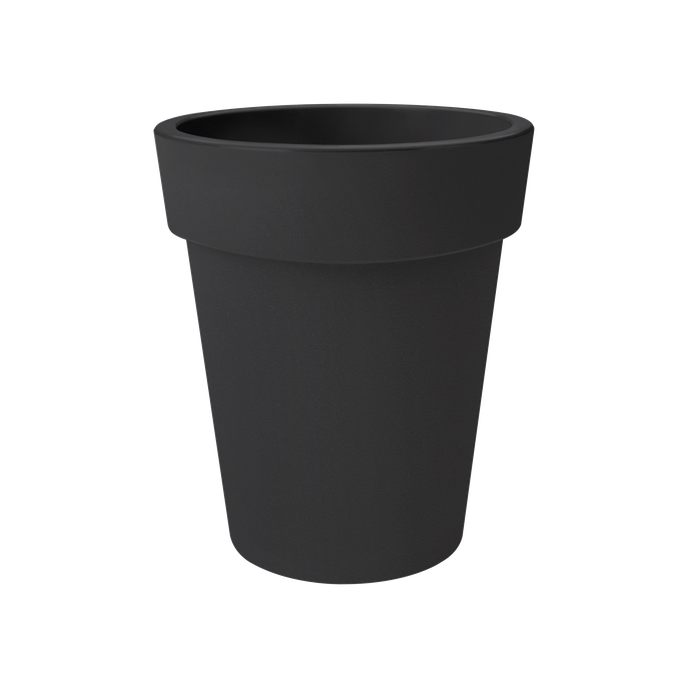 green basics top planter haut 35cm living noir